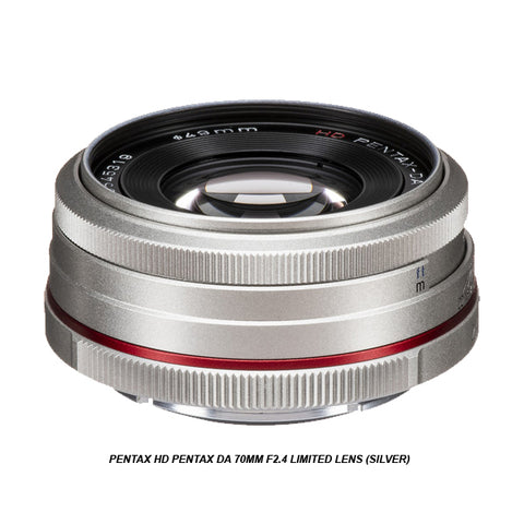 Pentax HD Pentax DA 70mm F2.4 Limited Silver Lens