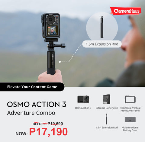 DJI Osmo Action 3 Camera Adventure Combo