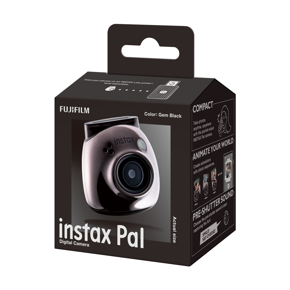 Fujifilm Instax Pal Gem Digital Camera (Black) – Camerahaus