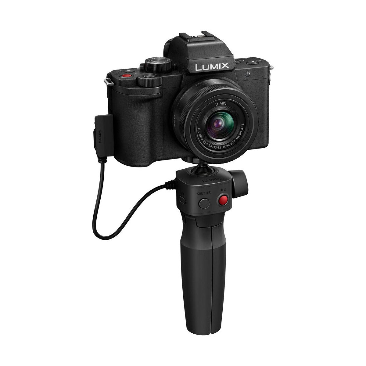 Panasonic Lumix G100 Kit (Black, 12-32mm + Tripod Grip) – Camerahaus