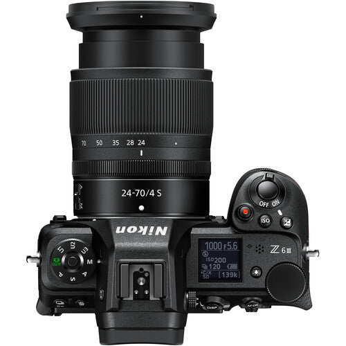Nikon Z6 III Black Kit 24-70mm + 32GB SD – Camerahaus