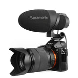 SR CamMic for DSLR Low-cut filter (80Hz) Rugged reinforced ABS construction