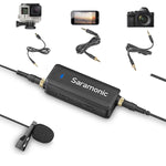 Saramonic LavMicro Omnidirectional Lavalier Mic with 3.5mm TRS/TRRS Output for Cameras, Mobile Devices