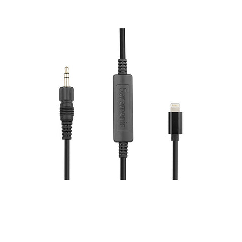 Saramonic LC-C35 Locking 3.5mm Connector to IOS Certified Lightning Output Cable