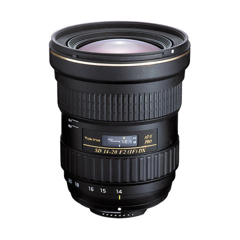Tokina AT-X 14-20mm F2 PRO DX Lens for Nikon F