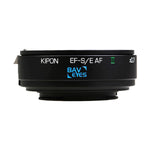KIPON Baveyes 0.7x Autofocus Lens Mount Adapter for Canon EF-Mount Lens to Sony-E Mount Camera