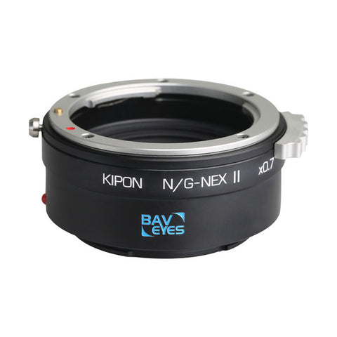 KIPON Baveyes 0.7x AF Lens Mount Adapter for Nikon G to Sony E Mark 2
