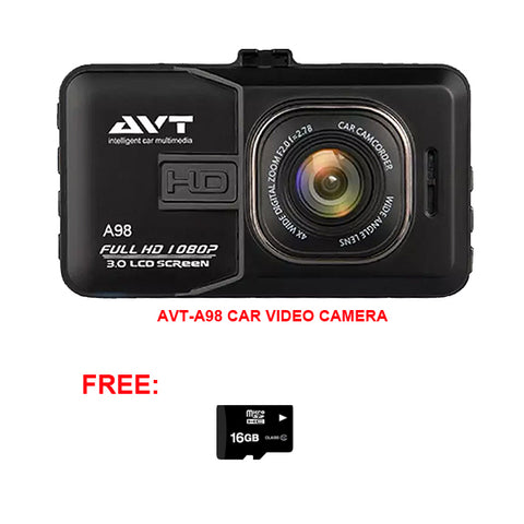 AVT-A98 Car Video Camera with Loop Recording