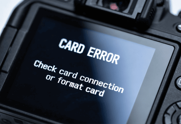 Signs of Memory Card Failure – Camerahaus