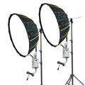 NiceFoto KT-DF60-1000A Umbrella Light Kit Parabolic Softbox