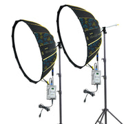 NiceFoto KT-DF60-1000A Umbrella Light Kit Parabolic Softbox