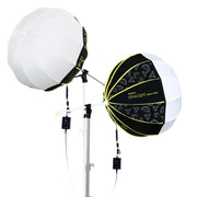 NiceFoto KT-DS60L-1000B Umbrella Light Kit Parabolic Softbox