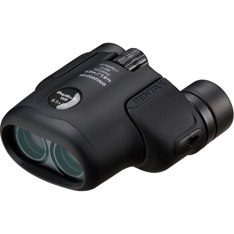 Pentax Papilio III 6.5x21 WR Binoculars – Black