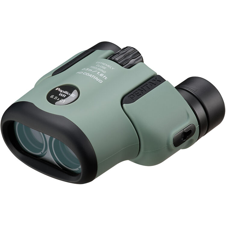 Pentax Papilio III 6.5x21 WR Binoculars – Olive