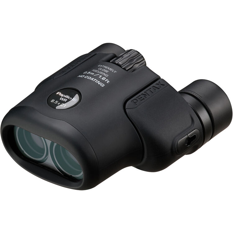 Pentax Papilio III 8.5x21 WR Binoculars – Black