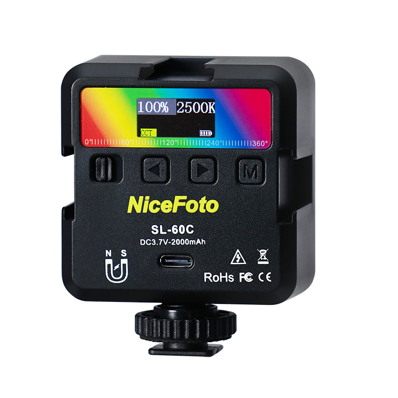 NiceFoto SL-60C RGB LED VIDEO Light 6W