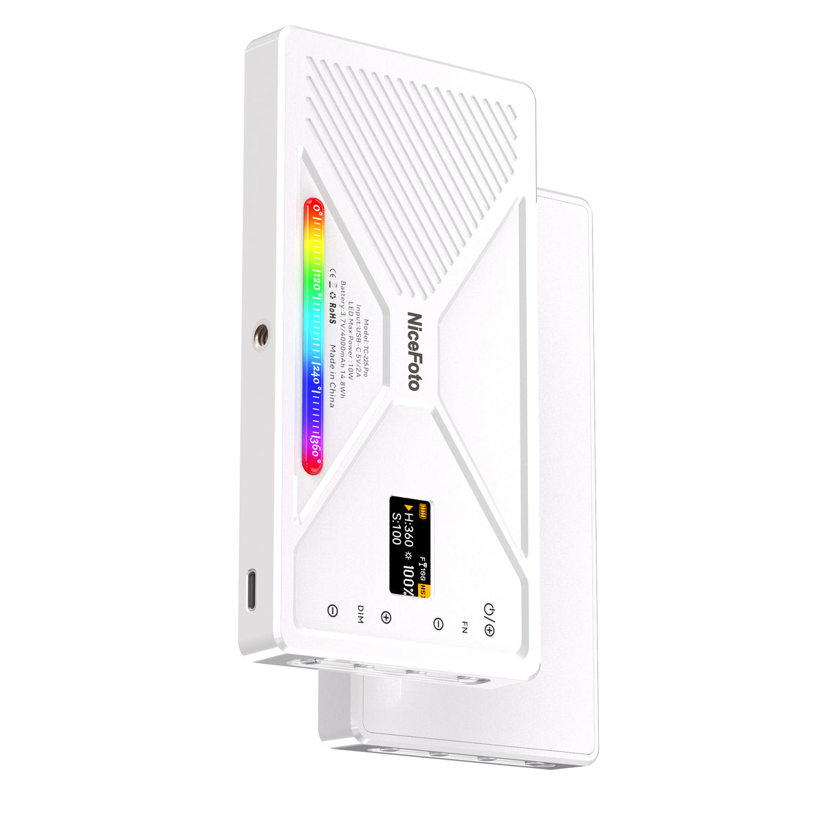 NiceFoto TC-225 PRO RGB LED Video Light