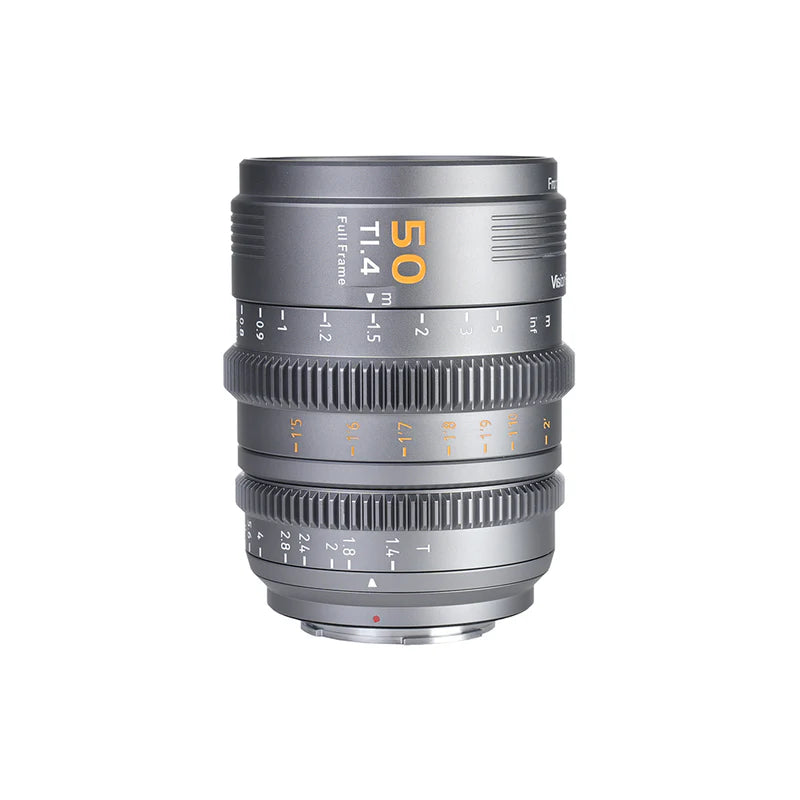 Sirui Vision Prime 1 50mm T1.4 Full Frame Cine Lens for E, RF, Z and L Mount (Gun Metal)