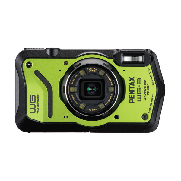 Ricoh WG-8 GPS Digital Camera (Green)