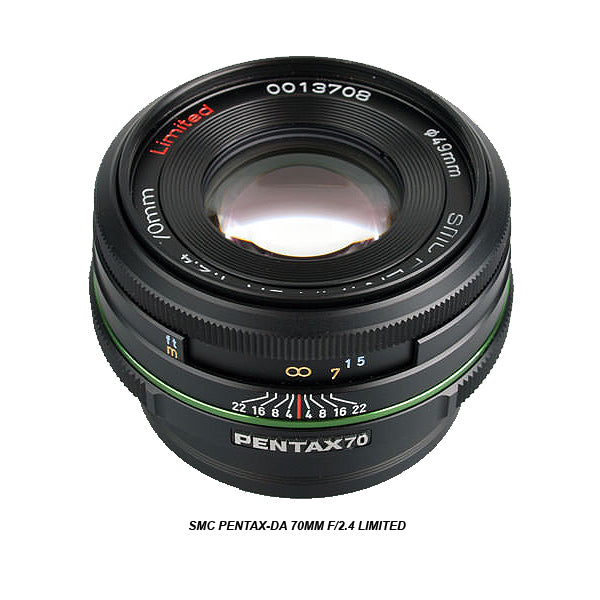 PENTAX DA 70mm F2.4 Limited Lens (Silver, Pentax K-Mount)