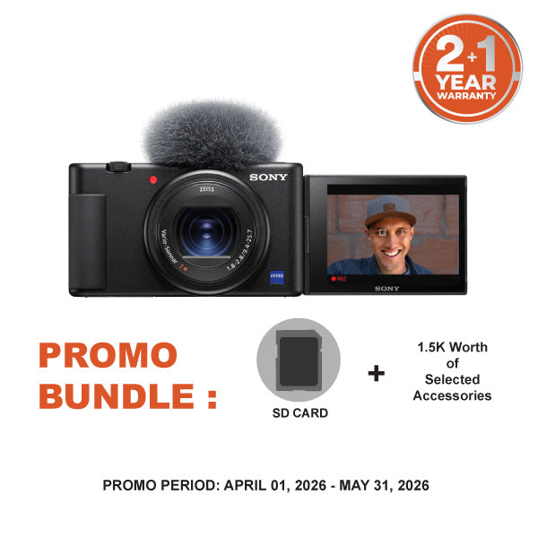 Sony ZV-1 Mirrorless Vlogging Camera with Free 64GB SD Card