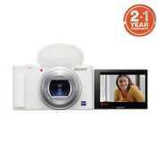 Sony ZV1 / ZV-1 White Digital Camera With SGR1 Vlogging Grip