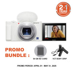 Sony ZV1 / ZV-1 White Digital Camera With SGR1 Vlogging Grip