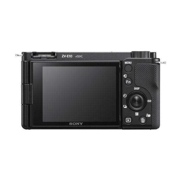 Sony ZVE10 / ZV-E10 Mirrorless Camera (Black) — alternate view