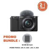 Sony ZVE10 / ZV-E10 Mirrorless Camera (Black)