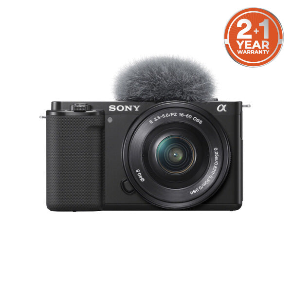Sony ZVE10 / ZV-E10 Mirrorless Camera (Black) — alternate view