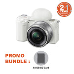 Sony ZVE10 / ZV-E10 Mirrorless Camera (White)