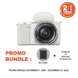 Sony ZVE10 / ZV-E10 Mirrorless Camera (White)