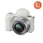 Sony ZVE10 / ZV-E10 Mirrorless Camera (White)