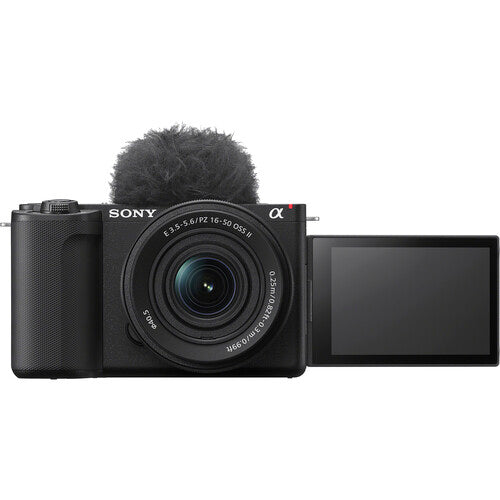 Sony ZV-E10 II Mirrorless Camera with 16-50mm Lens (Black) and 64GB SD Card