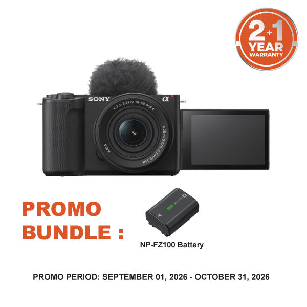 Sony ZV-E10 II Mirrorless Camera with 16-50mm Lens (Black)
