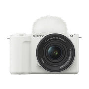 Sony ZV-E10 II Mirrorless Camera with 16-50mm Lens (White) and 64GB SD Card