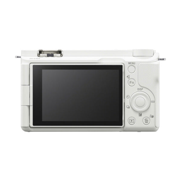 Sony ZV-E10 II Mirrorless Camera with 16-50mm Lens (White) and 64GB SD Card