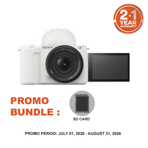 Sony ZV-E10 II Mirrorless Camera with 16-50mm Lens (White) and