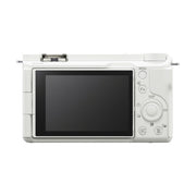 Sony ZV-E10 II Mirrorless Camera with 16-50mm Lens (White) and 64GB SD Card