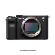 Sony Alpha 7C Mirrorless Camera (Black, Body Only)