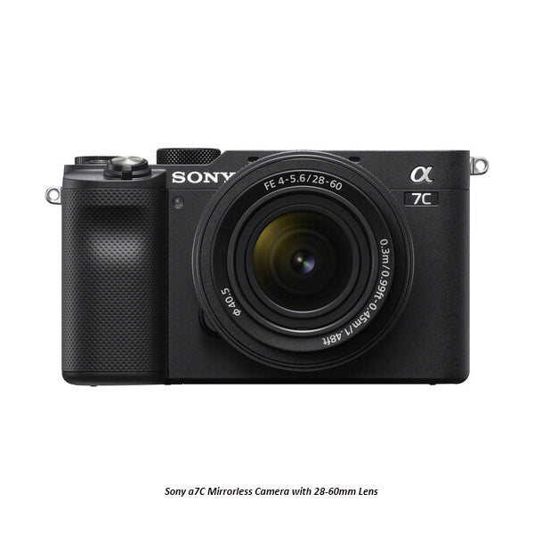 Sony Alpha 7C Mirrorless Camera with 28-60mm Lens Kit (Black)