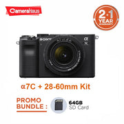 Sony Alpha 7C Mirrorless Camera with 28-60mm Lens Kit (Black)