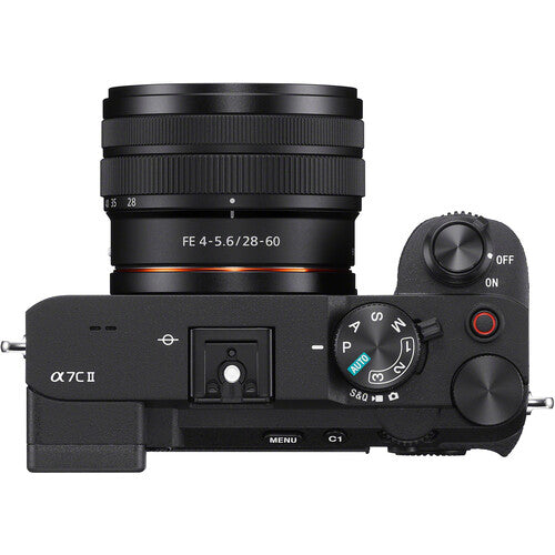 Sony Alpha 7C II Mirrorless Camera with 28-60mm Lens Kit (Black) + 64GB SD Card