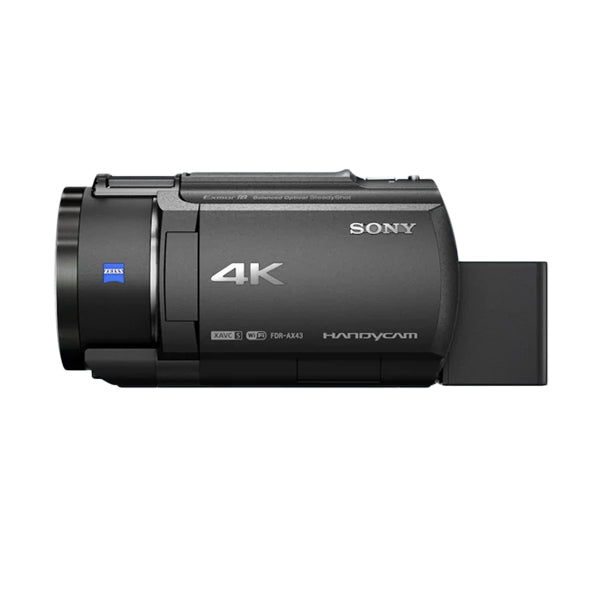 Sony FDR-AX43 Handycam 4K Camcorder with 64GB SD Card and Case