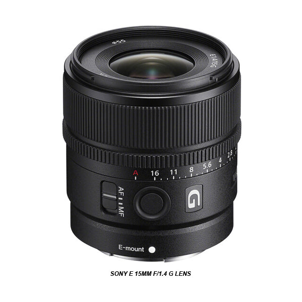 Sony E 15mm F1.4 G Lens
