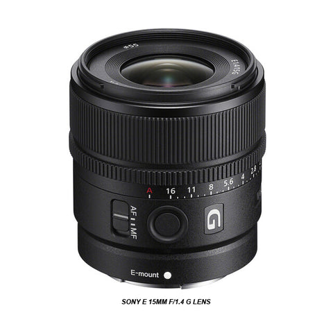 Sony E 15mm F1.4 G Lens