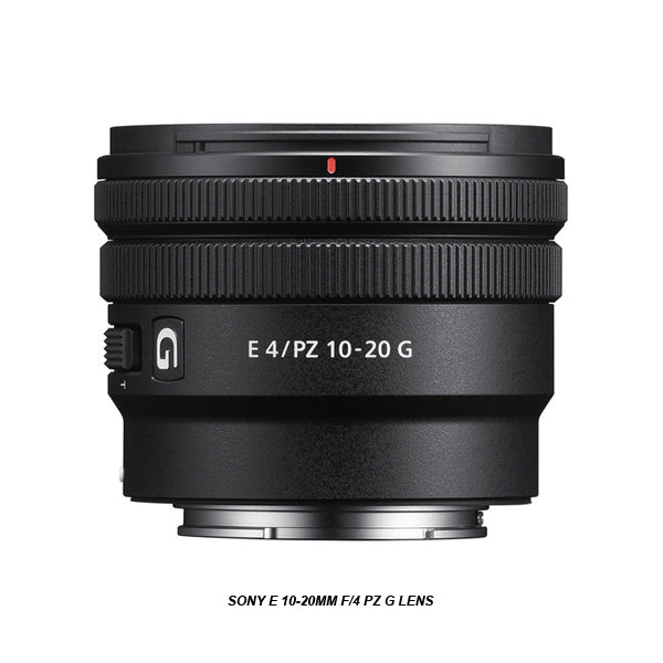 Sony E PZ 10-20mm F4 G Lens (Sony E-Mount)