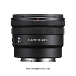 Sony E 10-20mm F4 PZ G Lens