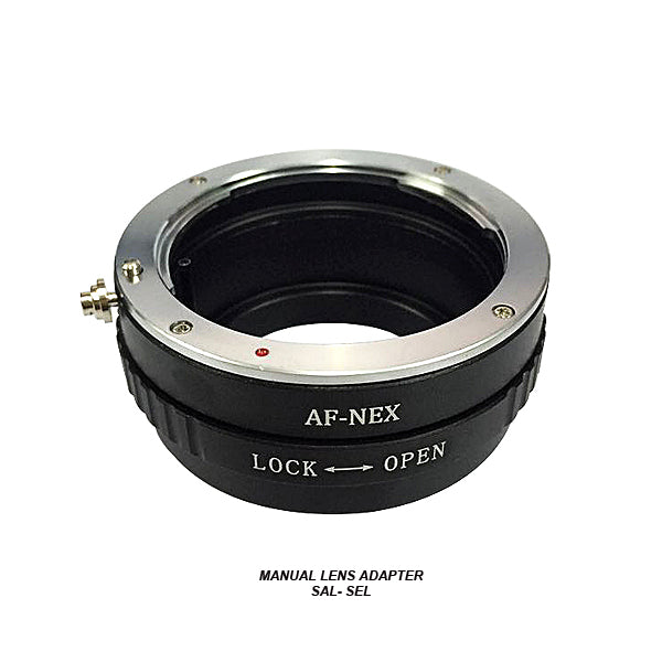Manual Lens Adapter A-Mount (SAL) to E-Mount (SEL)