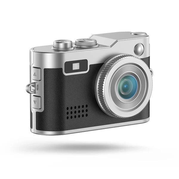 DC26 Mini Camera with Leather Wrap (Black)